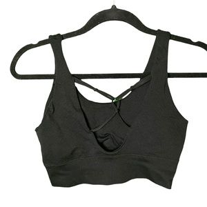 Cropped Compression Workout Top - Pro Fit